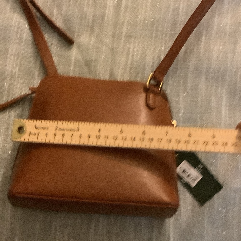 Lauren Ralph Lauren Tan Crossbody Bag - Picture 7 of 9